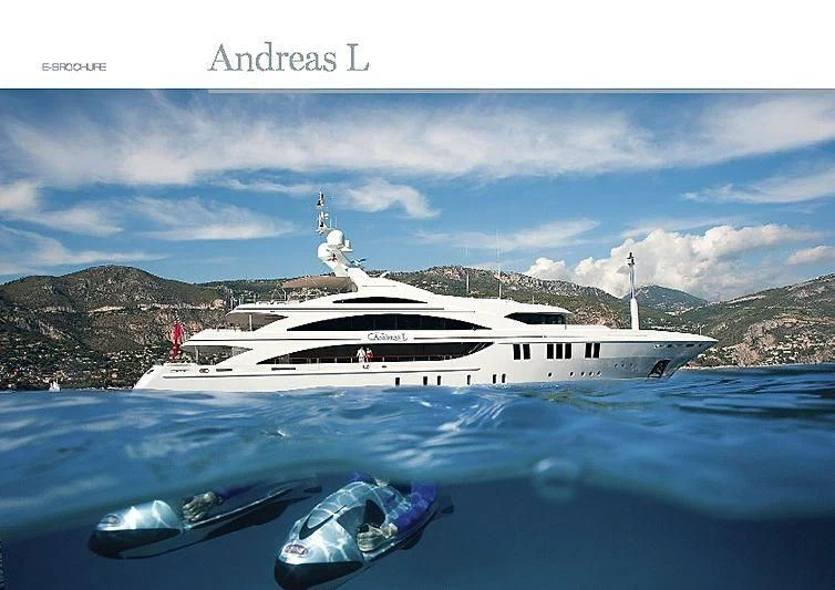 a boat in the water aboard LA BLANCA Yacht for Sale