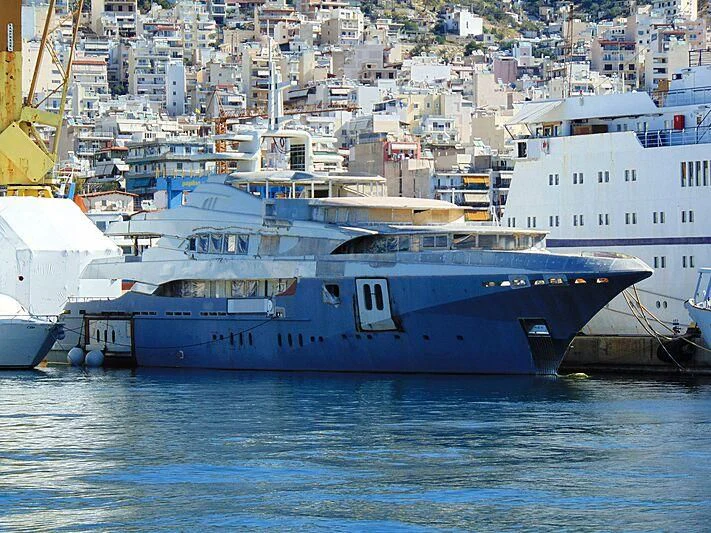 a group of boats in the water aboard BLUE DESIRE Yacht for Sale