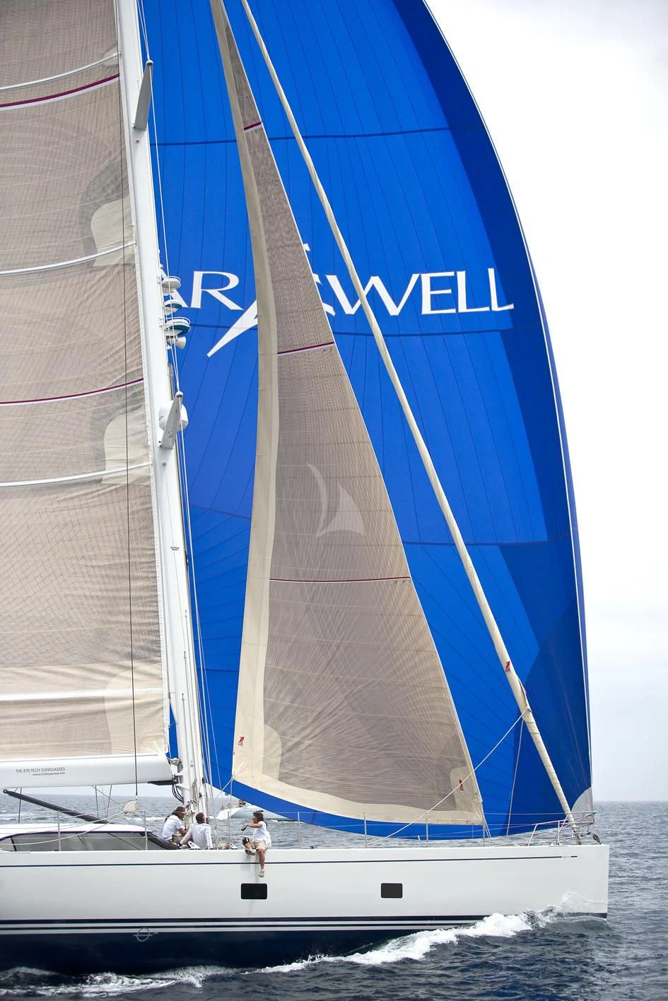 a sailboat on the water aboard STARFALL Yacht for Sale