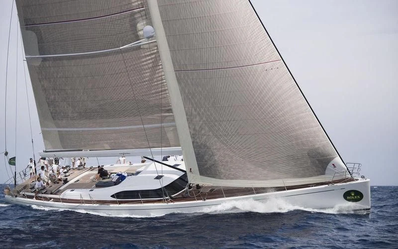 a sailboat on the water aboard STARFALL Yacht for Sale