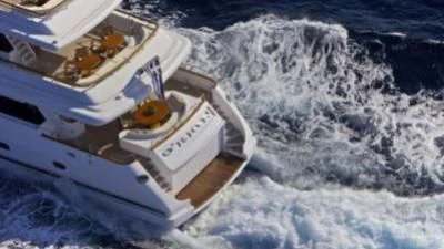 a boat on the water aboard O'RION Yacht for Charter
