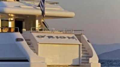 a boat on the water aboard O'RION Yacht for Charter