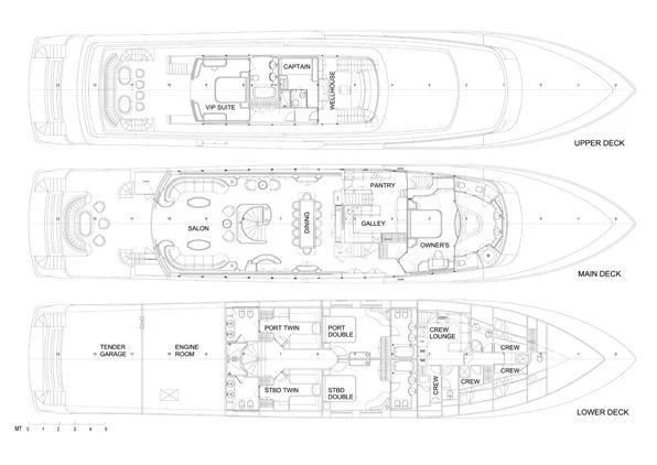 diagram, engineering drawing aboard O'RION Yacht for Charter