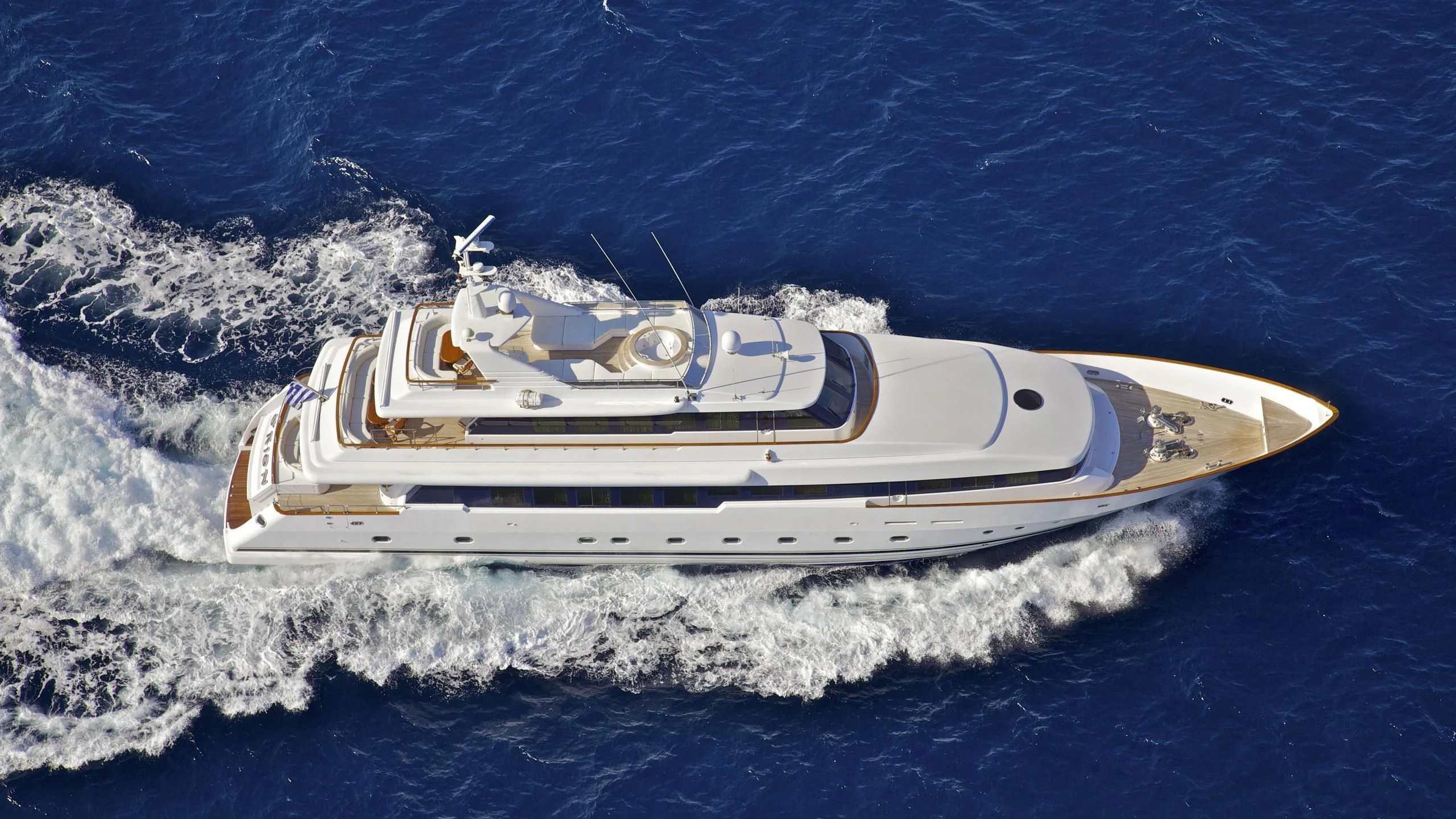 a boat in the water aboard O'RION Yacht for Charter