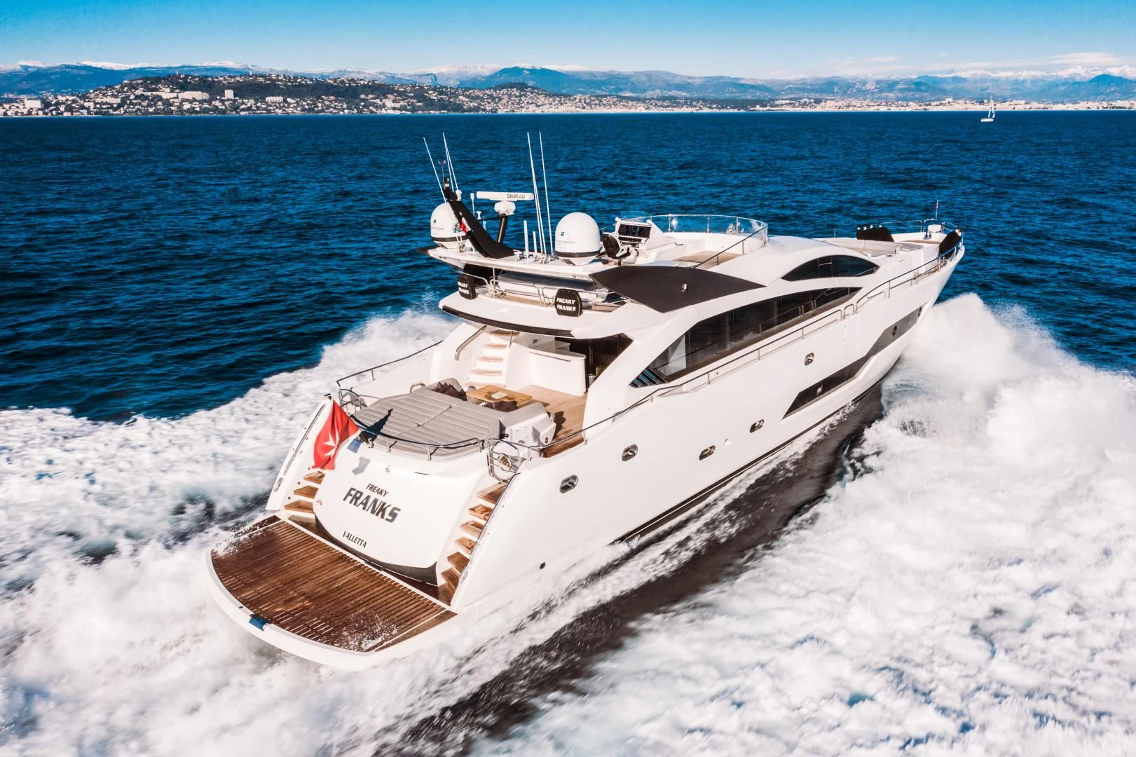 a boat on the water aboard FREAKY FRANKS Yacht for Sale