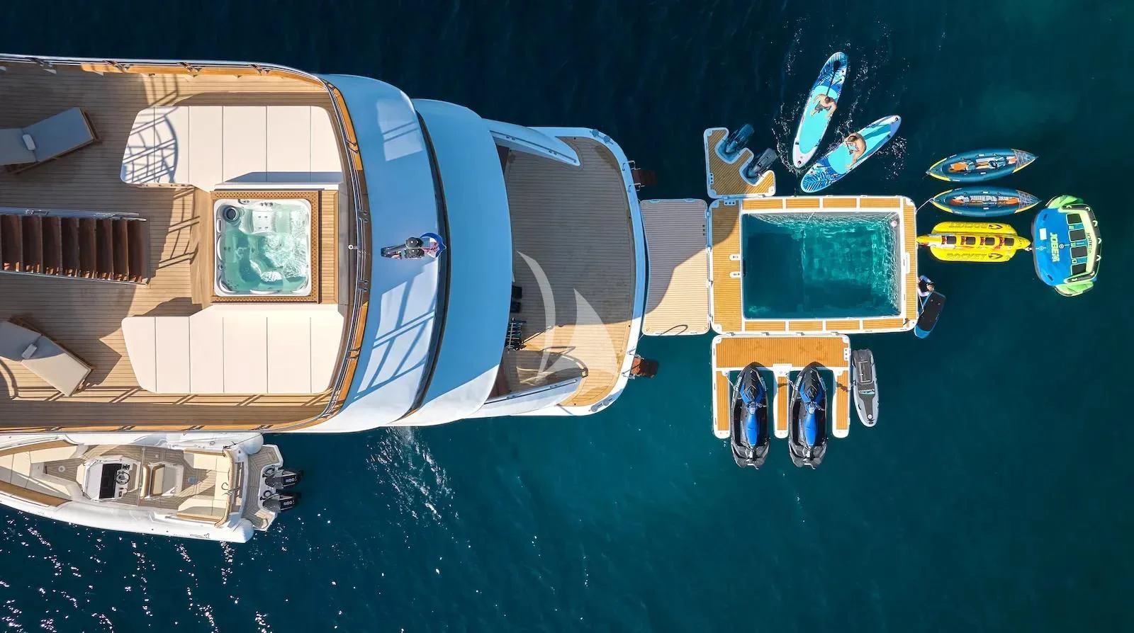 a screenshot of a video game aboard AETERNA Yacht for Sale