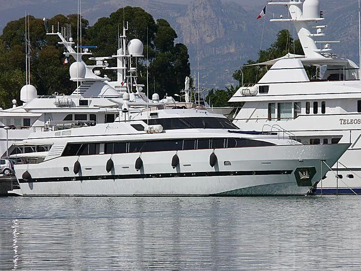a group of boats in the water aboard AVELLA Yacht for Sale