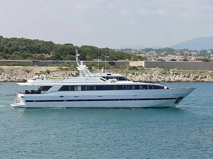 a boat on the water aboard AVELLA Yacht for Sale