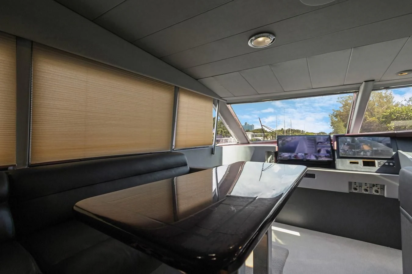 inside of a car aboard MARY KATHLENE Yacht for Sale