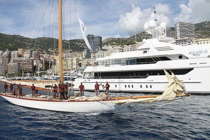 a group of people on a boat aboard TUIGA Yacht for Sale