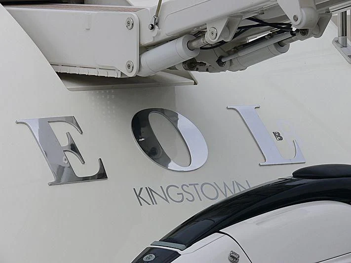a close-up of a car aboard EOL B Yacht for Sale