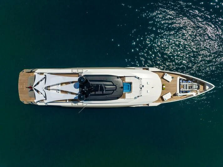 a boat in the water aboard ETERNAL SPARK Yacht for Sale