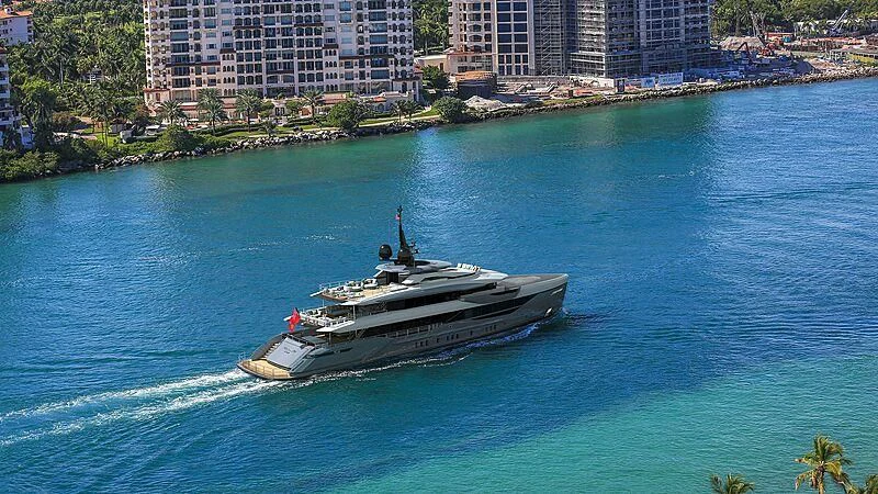 a boat on the water aboard ETERNAL SPARK Yacht for Sale