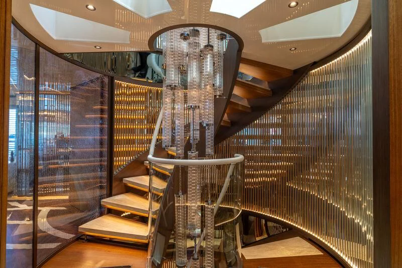 a large metal object in a room aboard ETERNAL SPARK Yacht for Sale