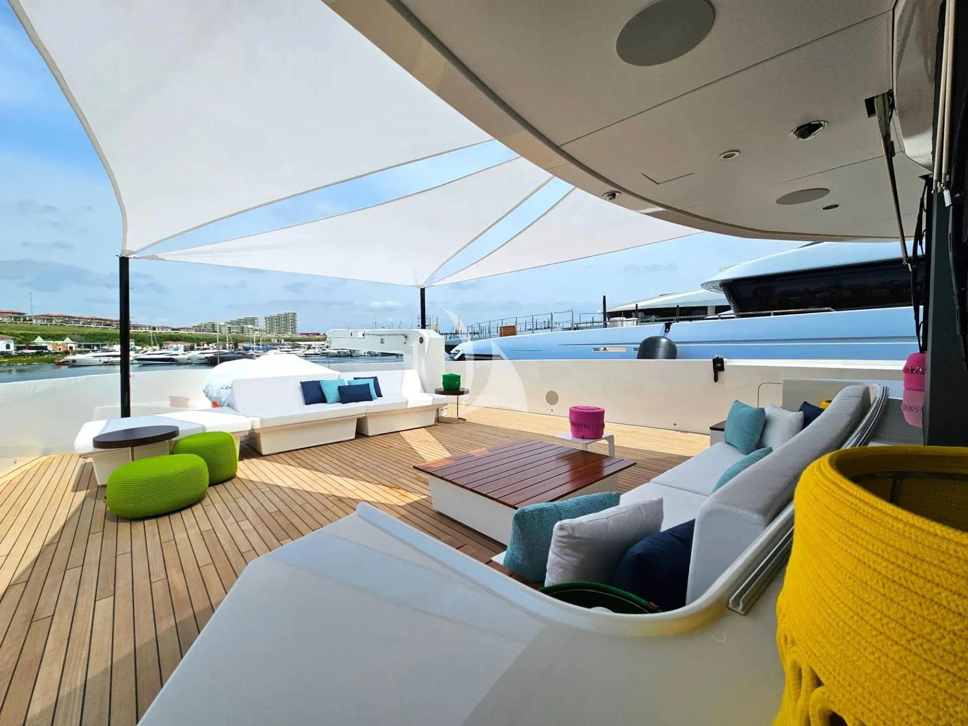 a boat on the water aboard ETERNAL SPARK Yacht for Sale