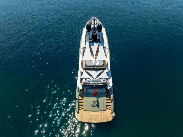 a ship in the water aboard ETERNAL SPARK Yacht for Sale