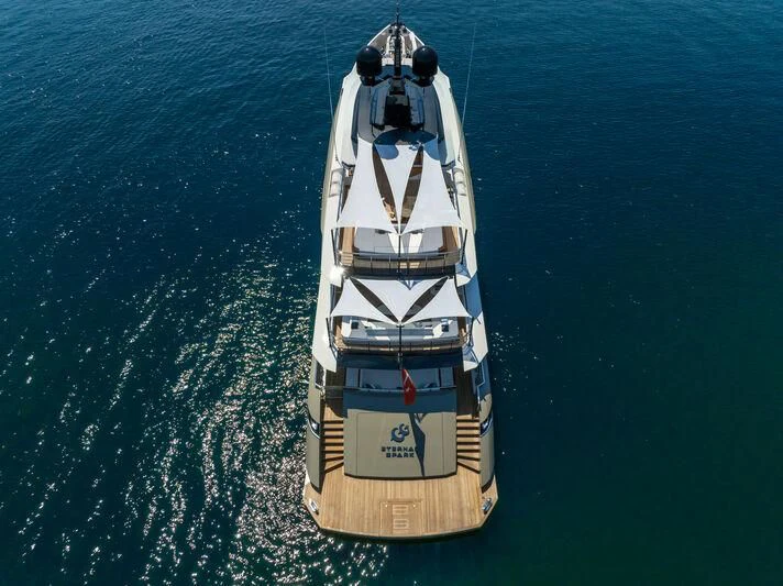 a ship in the water aboard ETERNAL SPARK Yacht for Sale