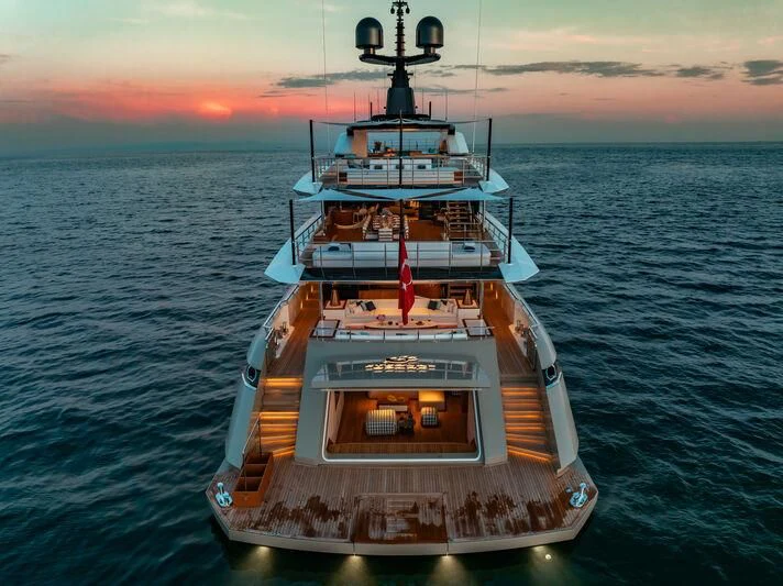 a boat in the water aboard ETERNAL SPARK Yacht for Sale