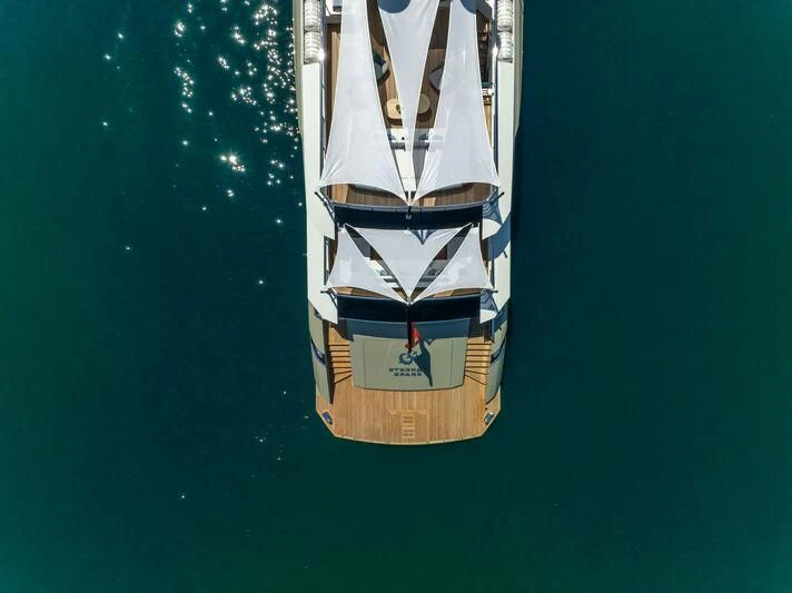 a sailboat in the water aboard ETERNAL SPARK Yacht for Sale