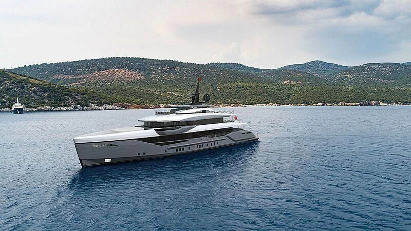 a boat in the water aboard ETERNAL SPARK Yacht for Sale