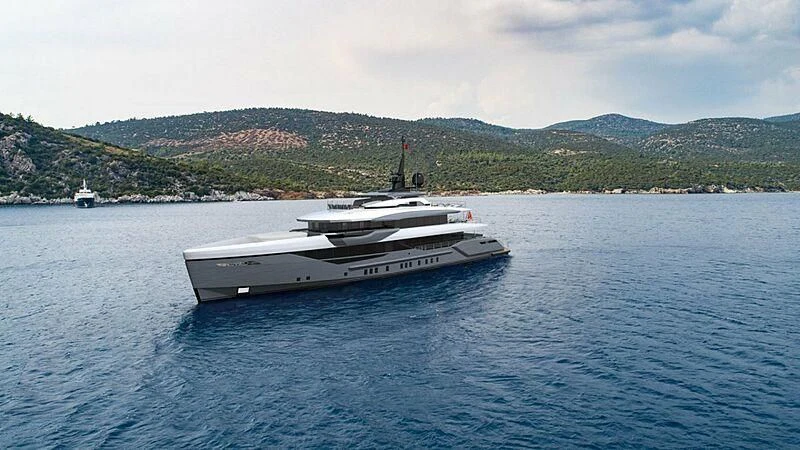 a boat in the water aboard ETERNAL SPARK Yacht for Sale