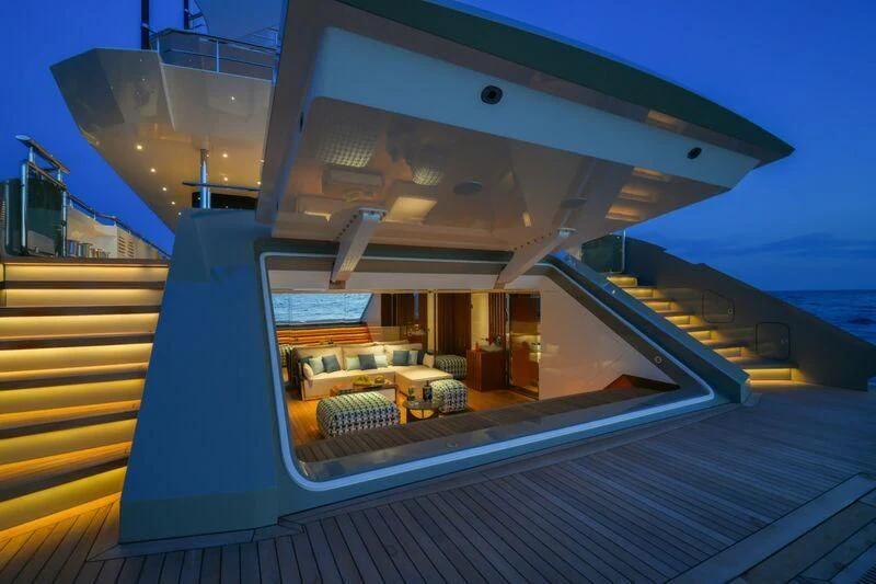 a boat on the water aboard ETERNAL SPARK Yacht for Sale