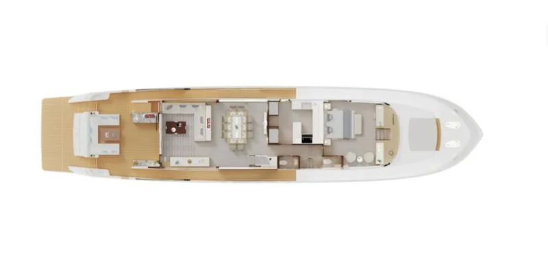 a white and gold electronic device aboard DRINKABILITY Yacht for Sale