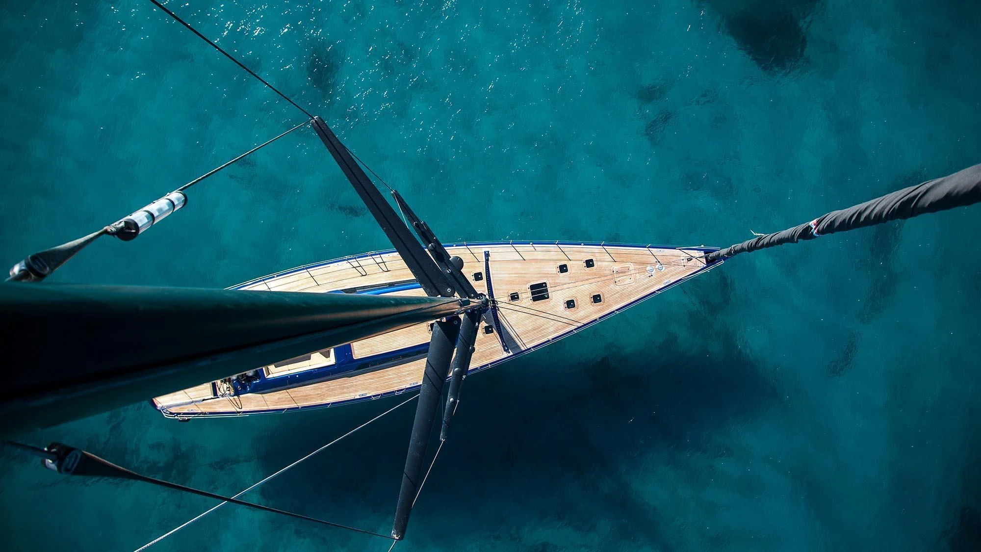 a boat in the water aboard INTI CUBE Yacht for Sale