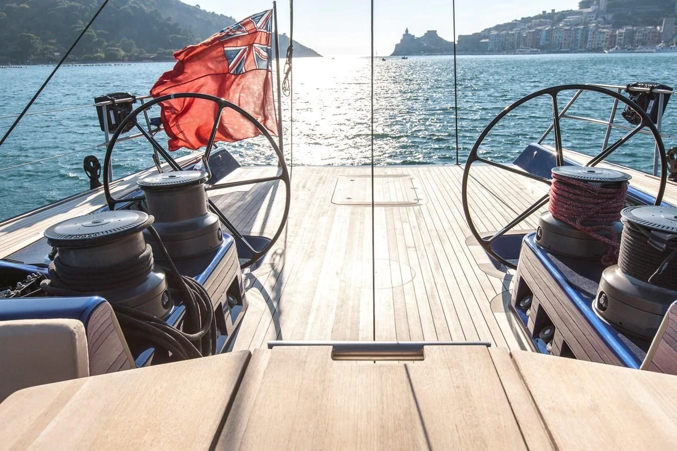 a boat on a deck aboard INTI CUBE Yacht for Sale