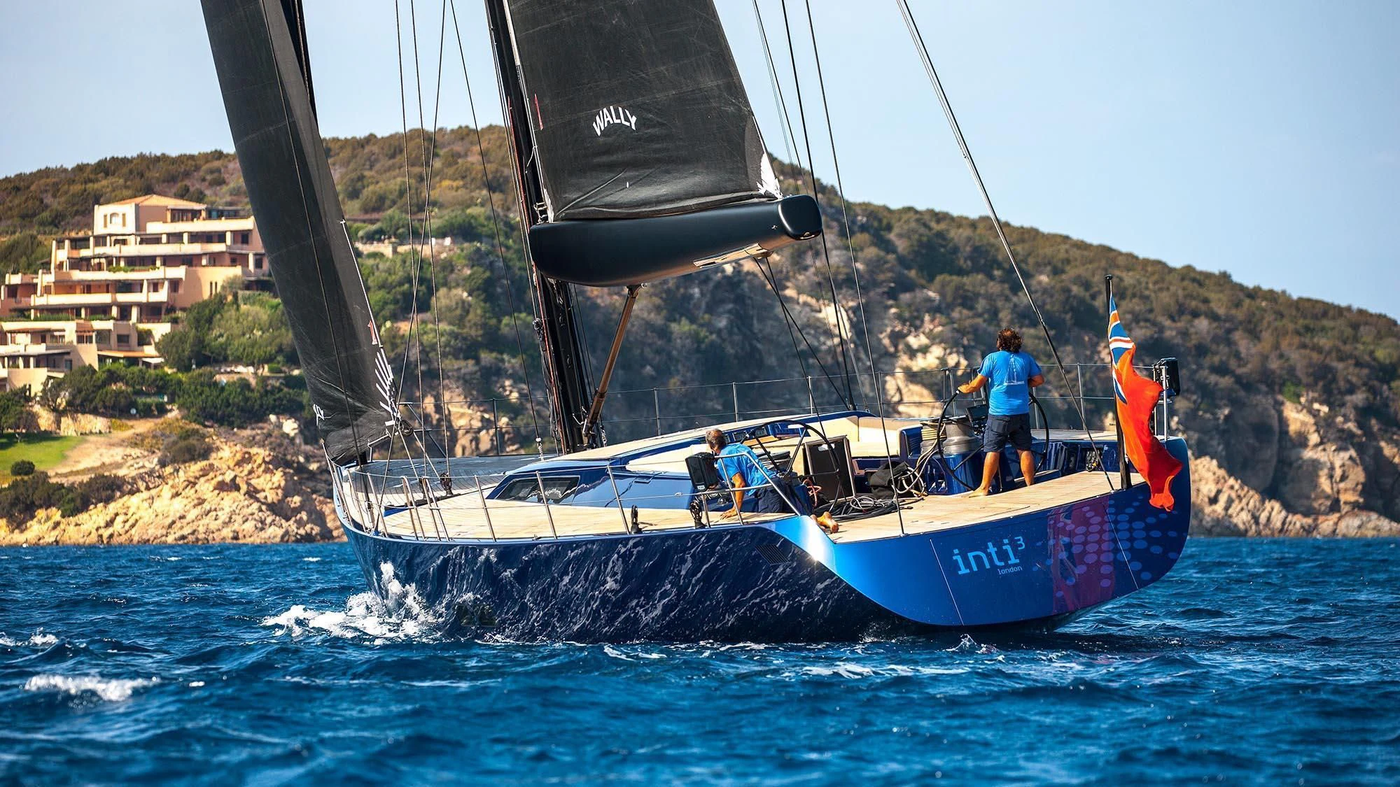 a group of people on a sailboat aboard INTI CUBE Yacht for Sale