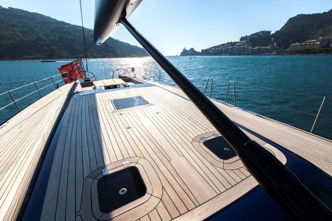 a boat on the water aboard INTI CUBE Yacht for Sale
