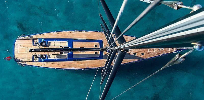 a boat in the water aboard INTI CUBE Yacht for Sale
