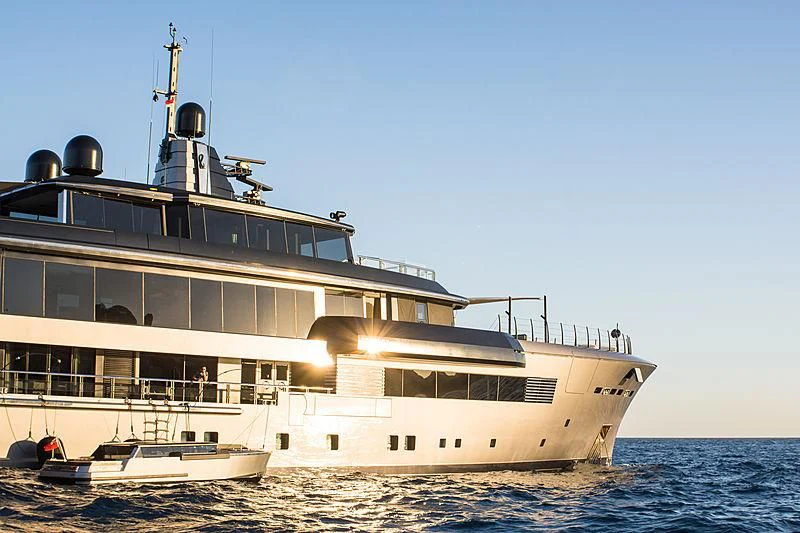 a boat on the water aboard ATLANTE Yacht for Sale