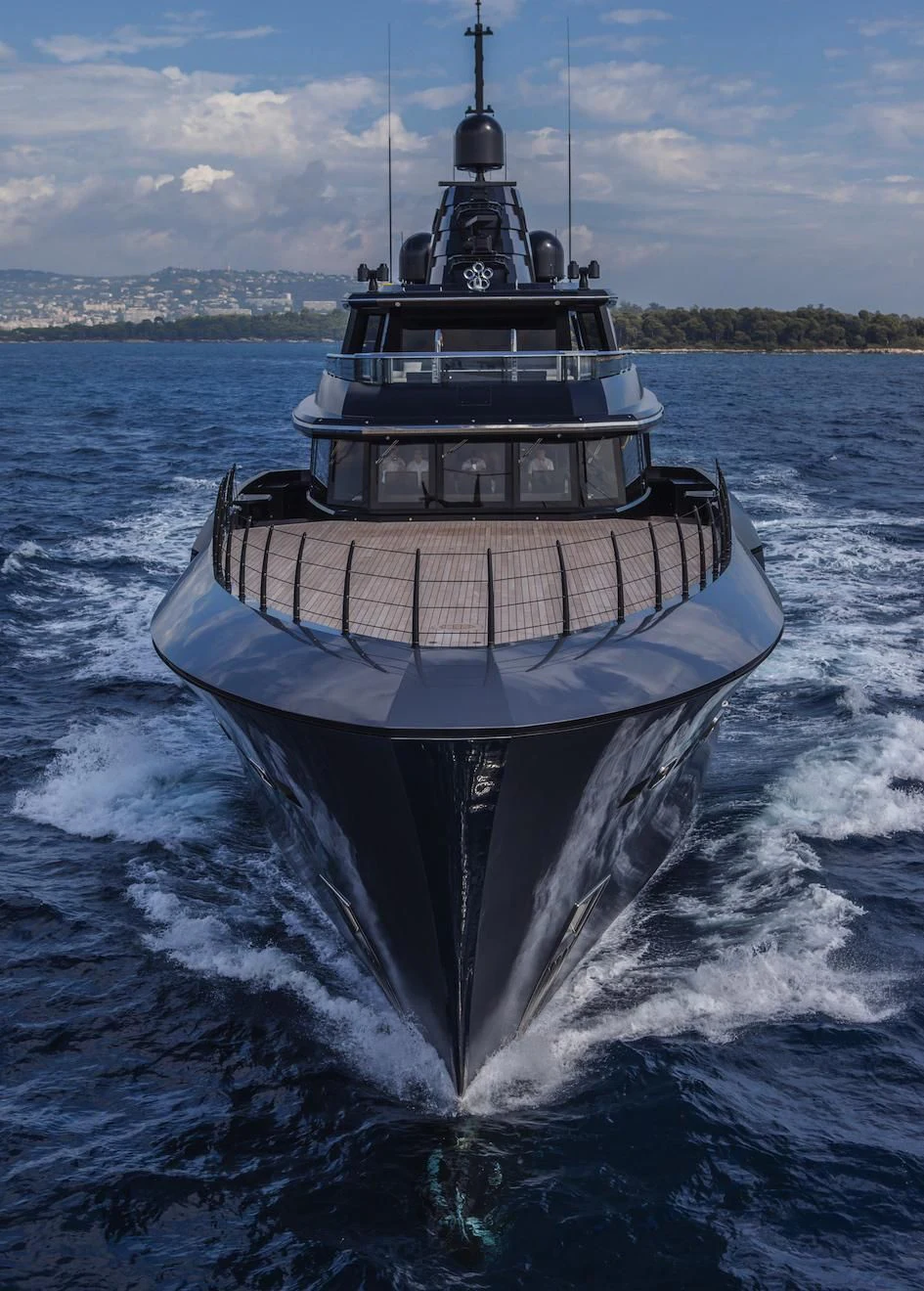 a large boat in the water aboard ATLANTE Yacht for Sale