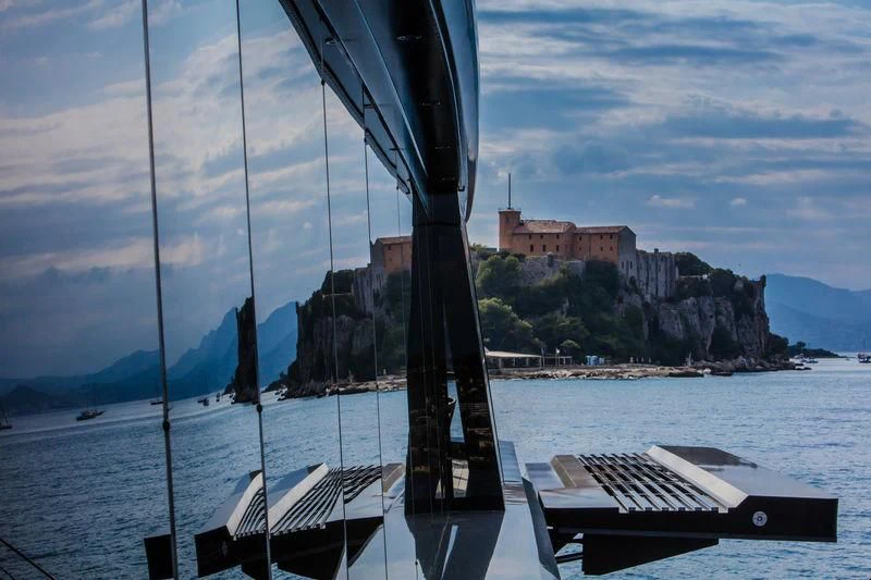 a boat on the water aboard ATLANTE Yacht for Sale