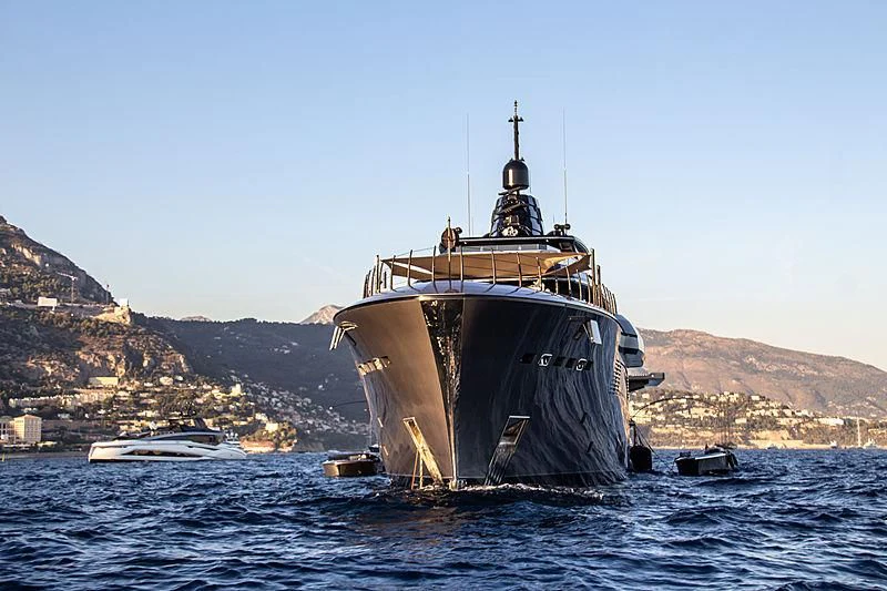 a ship in the water aboard ATLANTE Yacht for Sale