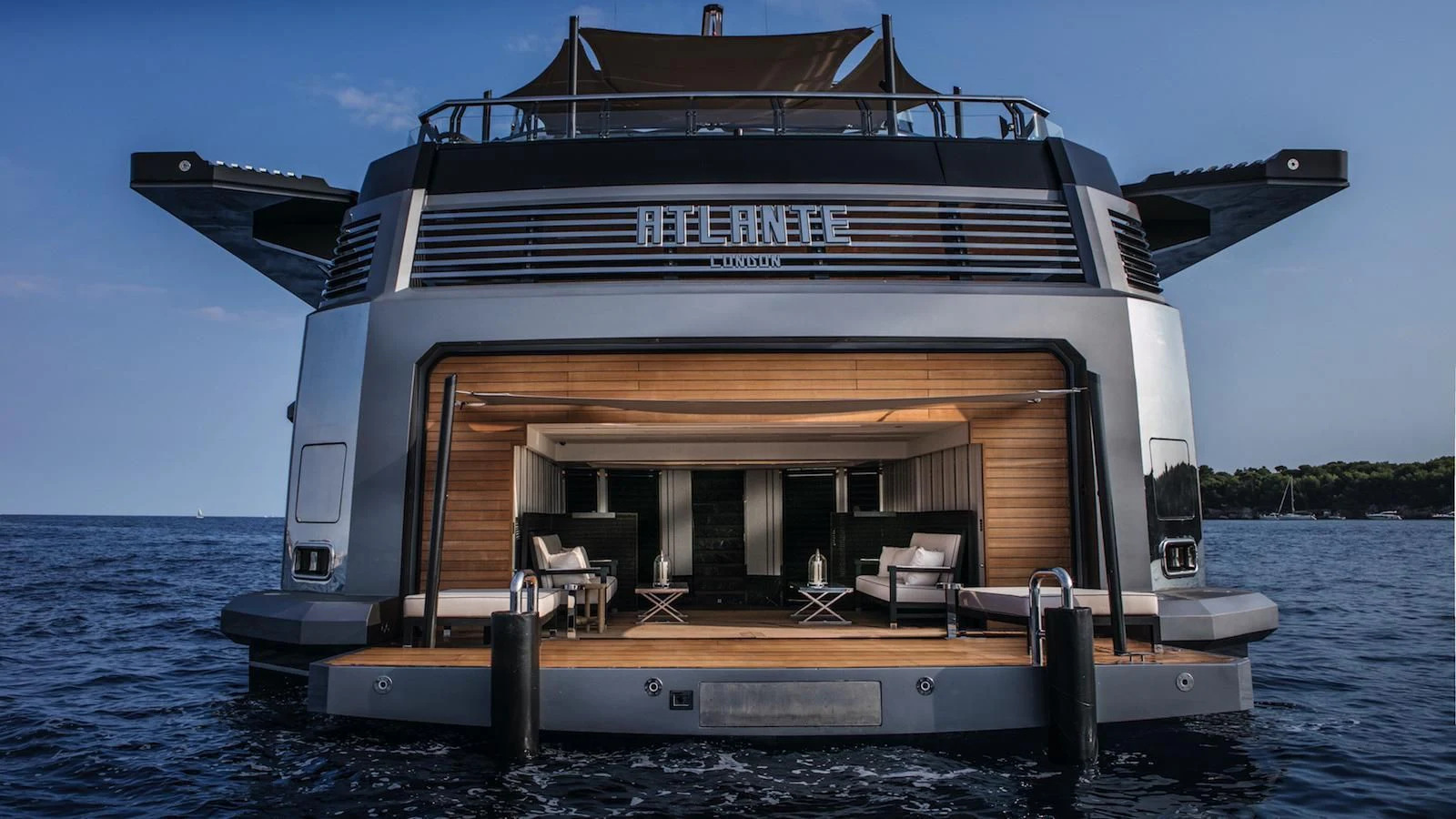 a boat on the water aboard ATLANTE Yacht for Sale