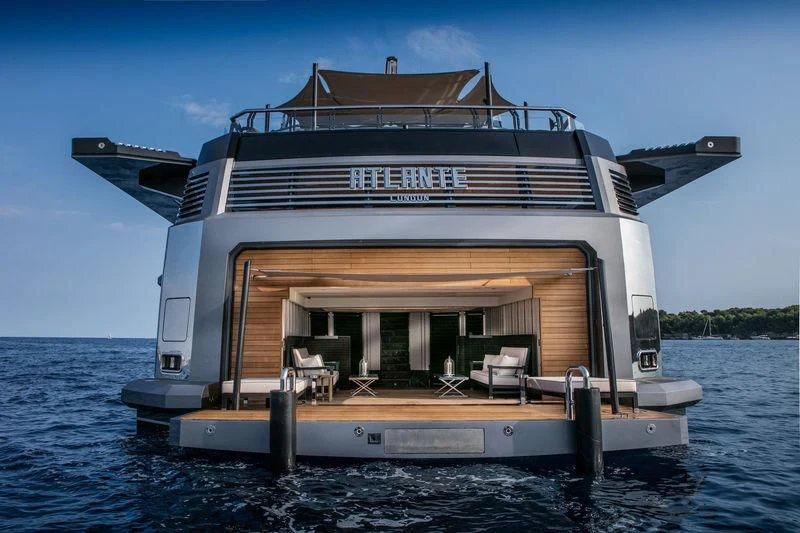 a boat on the water aboard ATLANTE Yacht for Sale