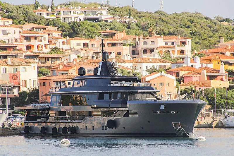 a boat on the water aboard ATLANTE Yacht for Sale