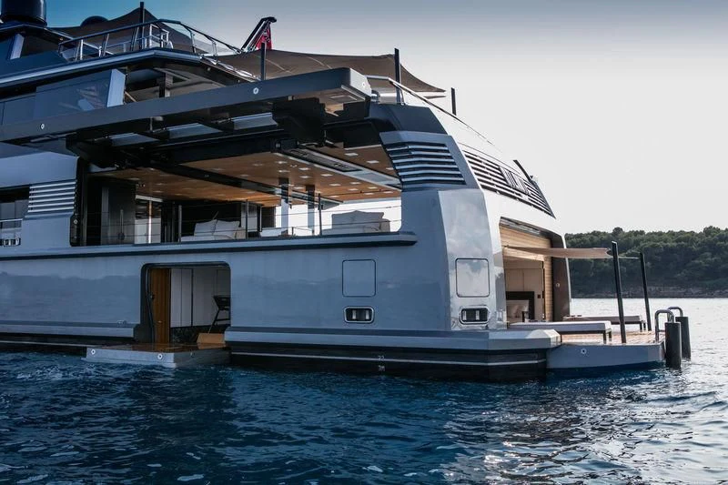 a boat on the water aboard ATLANTE Yacht for Sale