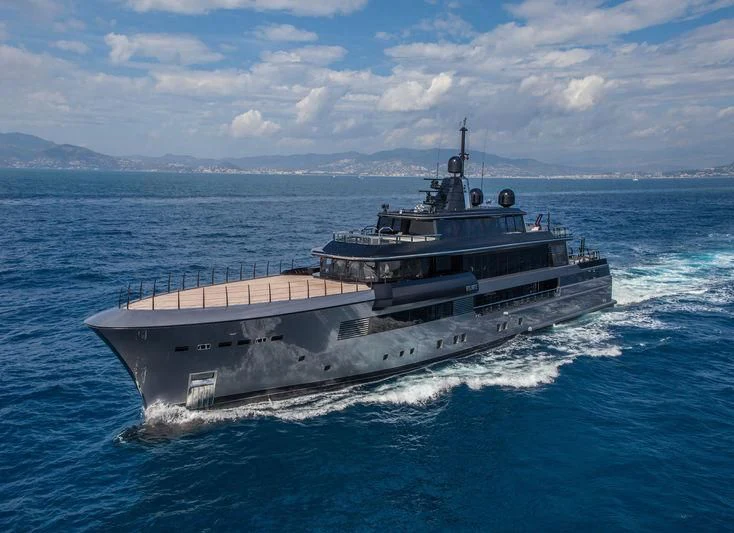 a boat in the water aboard ATLANTE Yacht for Sale