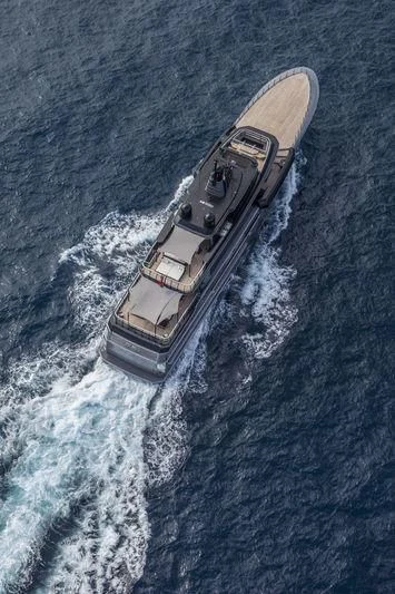 a submarine in the water aboard ATLANTE Yacht for Sale