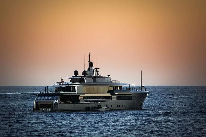 a boat in the water aboard ATLANTE Yacht for Sale