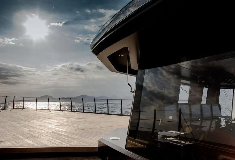 a boat on the water aboard ATLANTE Yacht for Sale