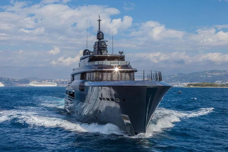 a boat on the water aboard ATLANTE Yacht for Sale