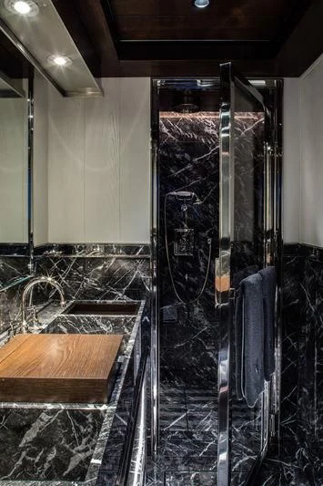 a machine in a room aboard ATLANTE Yacht for Sale