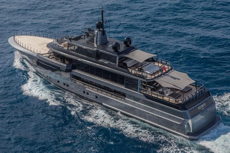 a ship in the water aboard ATLANTE Yacht for Sale