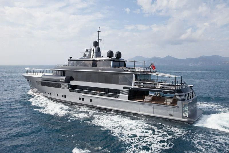 a boat on the water aboard ATLANTE Yacht for Sale