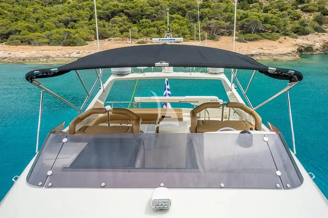 a boat with a steering wheel aboard BELLAS BOY Yacht for Sale