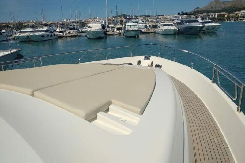 a boat on the water aboard BELLAS BOY Yacht for Sale